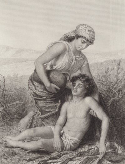 ハガルとイシュマエル 作： Karl Wilhelm Friedrich Bauerle