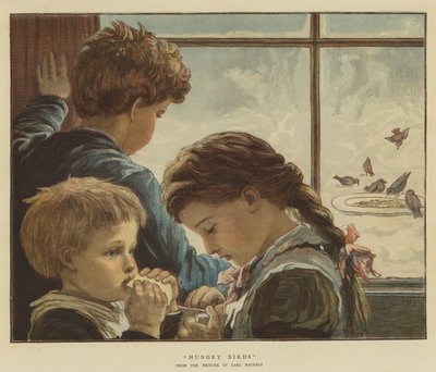 ハンガリーの鳥（chromolitho） 作： Karl Wilhelm Friedrich Bauerle