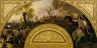 ピアチェンツァの戦い 1746 作： Karl von Blaas