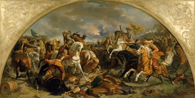 1634年のネルトリンゲンでのスウェーデン軍に対するオーストリア軍の勝利 作： Karl von Blaas