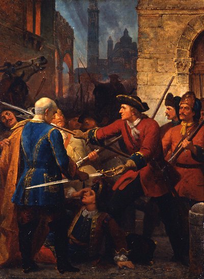 クレモナの襲撃 1702 作： Karl von Blaas