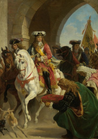 チャールズ3世の入城。 1710年マドリッドにて 作： Karl von Blaas