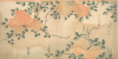 バラ、カリフォルニア州。 1810年。 作： Kashosai Shunsen