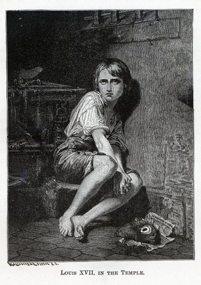 寺院のルイ17世、1882 作： Kaspar Oertel
