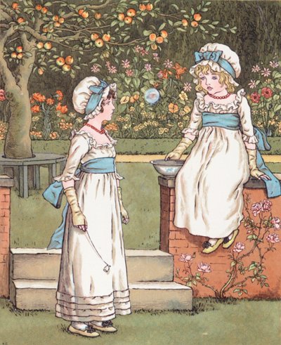 泡（カラーリトグラフ） 作： Kate (after) Greenaway