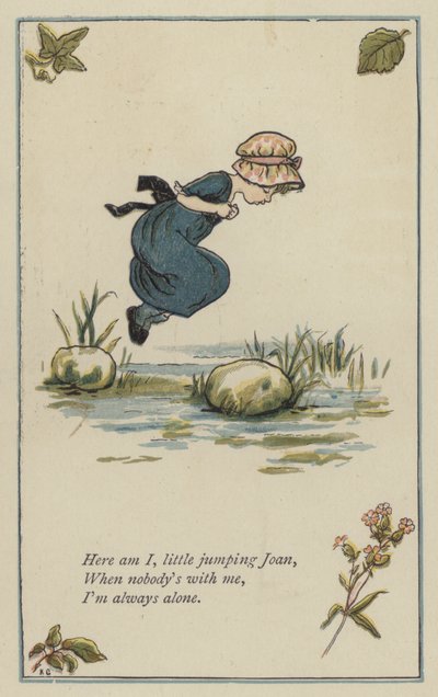Here am I, little jumping Joan (カラーリトグラフ) 作： Kate (after) Greenaway