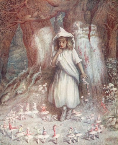 エルフの指輪（カラーリトグラフ） 作： Kate (after) Greenaway