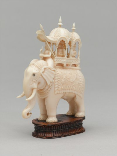 黒王、チェスの駒、インド、1820年頃 作： Kate Elizabeth Bunce