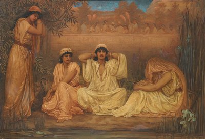 バビロンの水辺で彼らは座って泣いた1853 作： Kate Gardiner Hastings