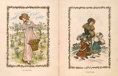 秋と冬 作： Kate Greenaway