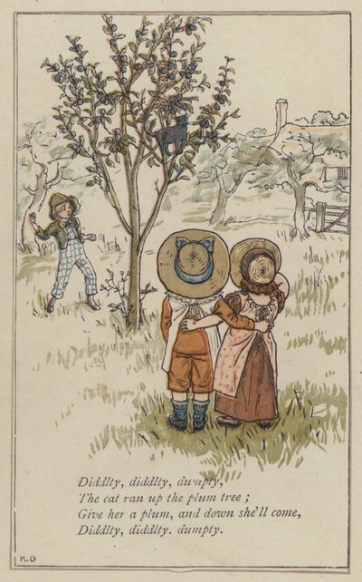 Diddlty、diddlty、dumpty 作： Kate Greenaway