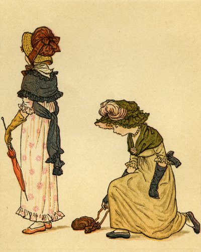 ルーシー・ロケットは彼女を失った。 作： Kate Greenaway