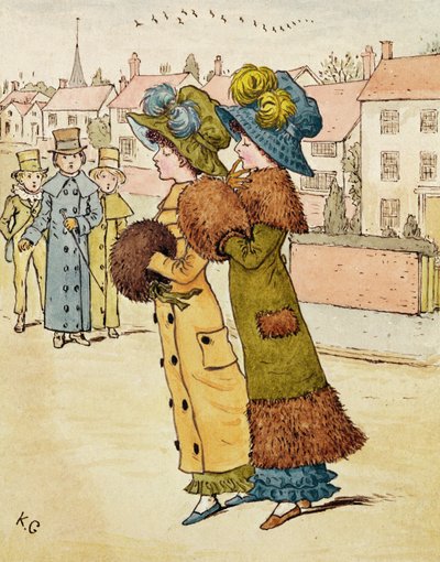 19世紀の散歩 作： Kate Greenaway