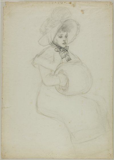 マフを持った少女 作： Kate Greenaway