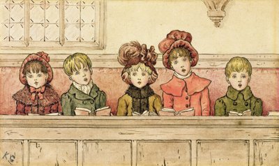教会で歌う 作： Kate Greenaway