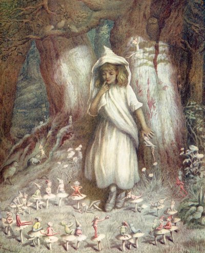 ケイト・グリーナウェイのエルフリング。 作： Kate Greenaway