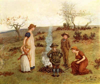 ケイト・グリーナウェイのスティックファイア 作： Kate Greenaway