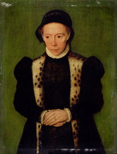 女性の肖像 作： Katharina van Hemessen