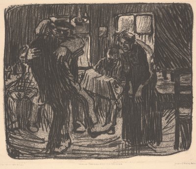ハンブルグタバーン、またはパブハンバーグ 作： Käthe Kollwitz