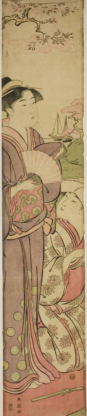 お花見 作： Katsukawa Shuncho