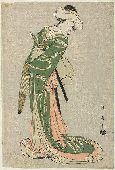 仮名手本忠臣蔵』の戸無瀬役、二代目中村能汐：四十七士忠臣蔵』（かなでほんちゅうしんぐら） 作： Katsukawa Shun
