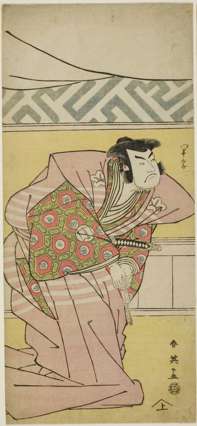 仮名手本室町歳時記』織田数左之助春長役 三代目澤村宗十郎 作： Katsukawa Shun