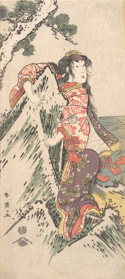 歌舞伎 あｃとｒ 瀬川 菊の女 イイイ 員 あ フェまぇ ろぇ、 １７８８。 作： Katsukawa Shun