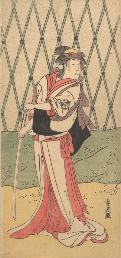 瀬川 菊の女、 員 あ フェまぇ ろぇ、 １７６２ー１８１９。 作： Katsukawa Shun