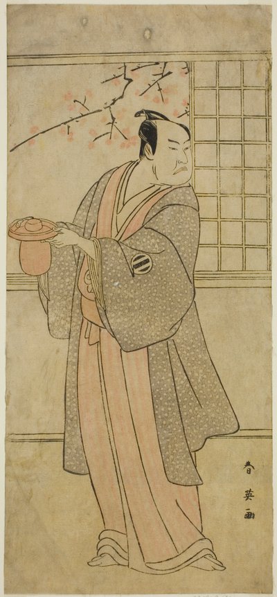 江戸砂子吉例曾我』吉田屋喜左衛門役 七代目片岡仁左衛門 寛政7年（1795）正月都座公演 作： Katsukawa Shun
