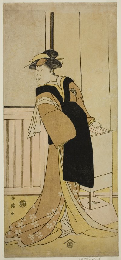 1790年（寛政2年）11月、中村座で上演された『佐用中山比翼の釣り鐘』（？ 作： Katsukawa Shun