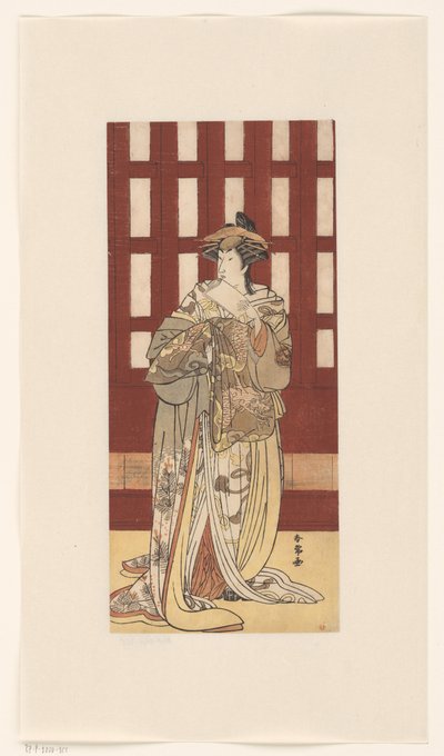 女役俳優 作： Katsukawa Shunjo
