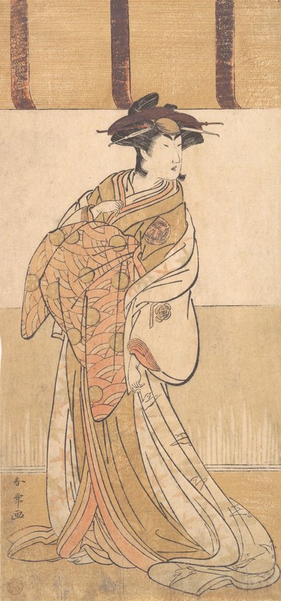 大磯の虎役の中村里子、天明2年2月。 作： Katsukawa Shunjo