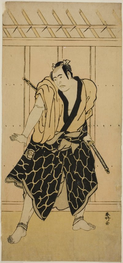 三代目沢村宗十郎 曽我土三郎役（？） 作： 勝川春香®