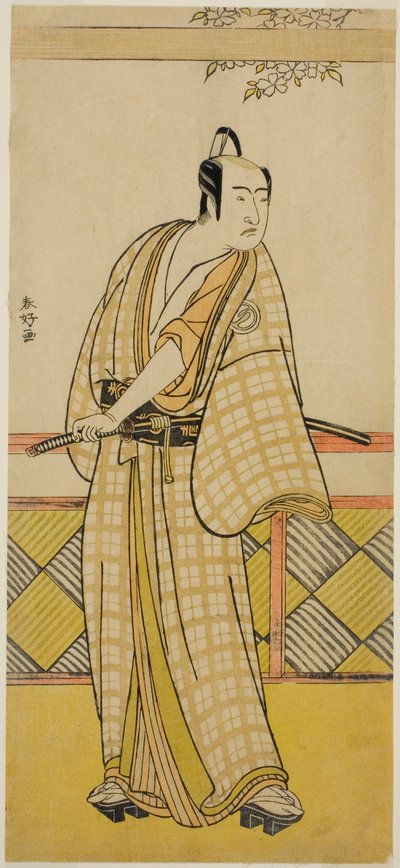 三代目沢村宗十郎の役名不明 作： 勝川春香®