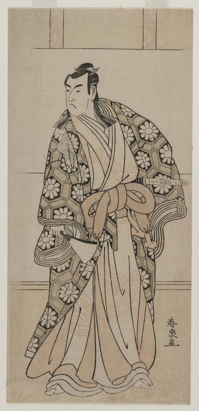 領主としての二代目市川門之助 作： Katsukawa Shunkō II