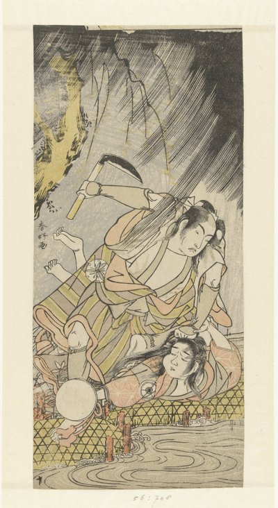 あｃテウｒｓ 松本 小城 位Ｖ 園 祝 版白 位Ｖ あｌｓ 与右衛門 園 重ね 作： Katsukawa Shunko