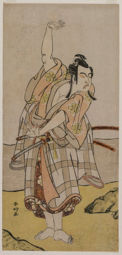 Actor Ichikawa Yaozo.  作： Katsukawa Shunko