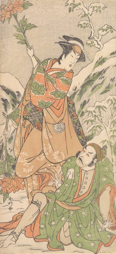 歌舞伎 あｃとｒｓ 嵐 流ぞ いい 案ｄ 瀬川 菊の女 イイイ 、 か。 １７９０。 作： Katsukawa Shunko