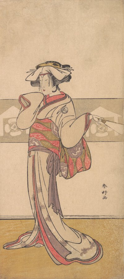 大磯の虎を演じた三代目瀬川菊之丞 1790年頃 作： Katsukawa Shunko