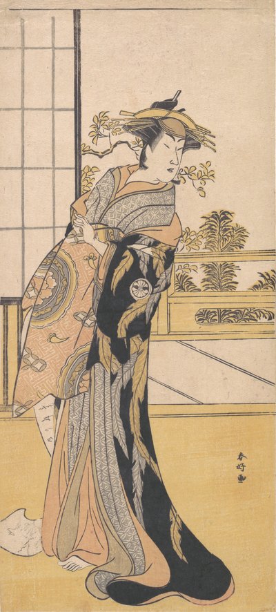 三代目瀬川菊之丞女形（1780年頃）。 作： Katsukawa Shunko