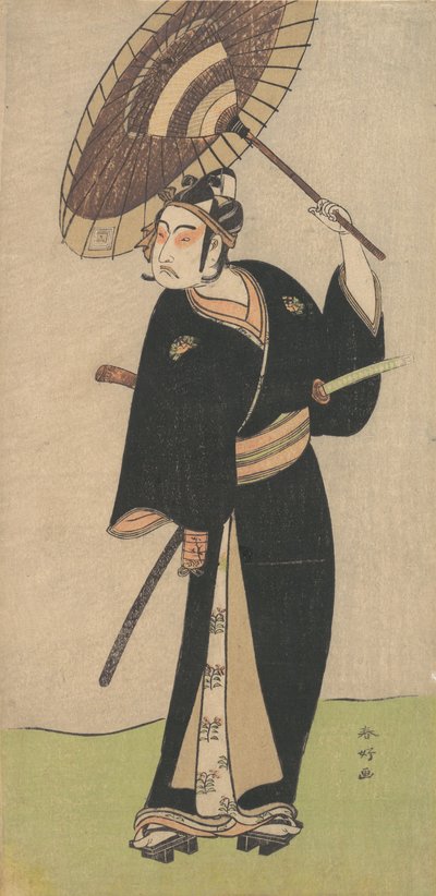 The Third Ichikawa Yaozo in the Role of the Otokodate Sukeroku, 1784. 作： Katsukawa Shunko