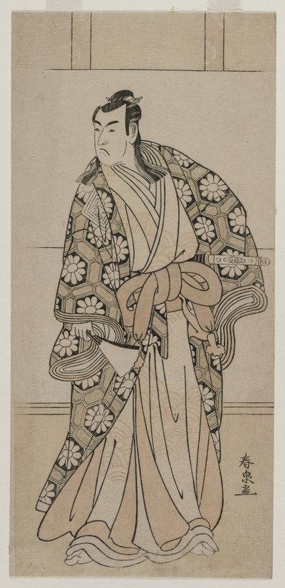 Ichikawa Monnosuke II as a Lord, 1780s.  作： Katsukawa Shunsen