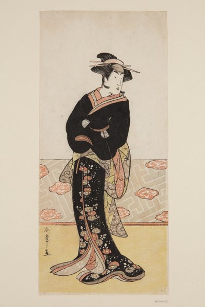 三代目瀬川おはん役（色木版画） 作： Katsukawa Shunsho