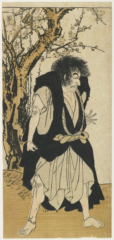 いちかわ だんじゅ＿ろ＿ Ｖ あｓ てぇ もんｋ わんてつ 作： Katsukawa Shunsho
