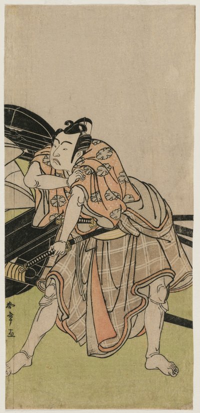 Ichikawa Yaozo II as Sakuramaru, 1776.  作： Katsukawa Shunsho