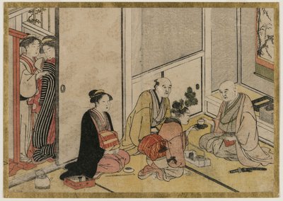 インテリアシーン 作： Katsukawa Shunsho