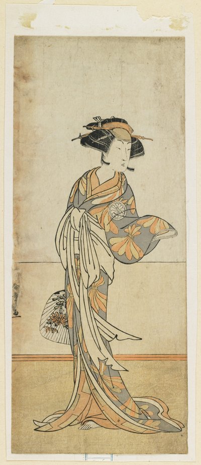 瀬川菊之丞 女役 18世紀後半 作： Katsukawa Shunsho