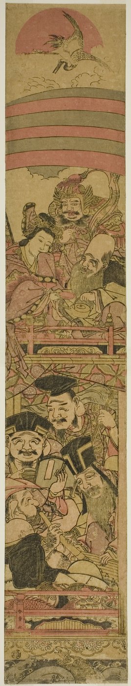 宝船の七福神 作： Katsukawa Shunsho
