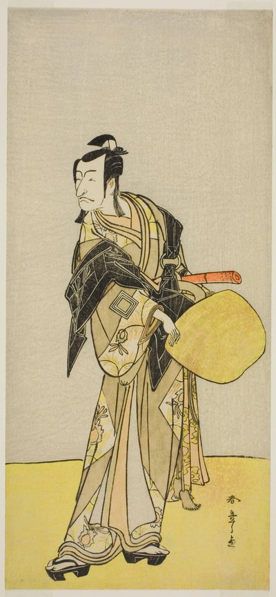 役者市川團十郎 五代目加古川本蔵 『かなでほん中心名残の蔵』 1780年九月中村座 作： Katsukawa Shunsho