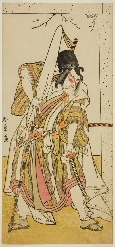 三代目市川海老蔵 松尾丸 菅原伝授 手習鏡 七月七月 市村座にて上演 1776年 作： Katsukawa Shunsho